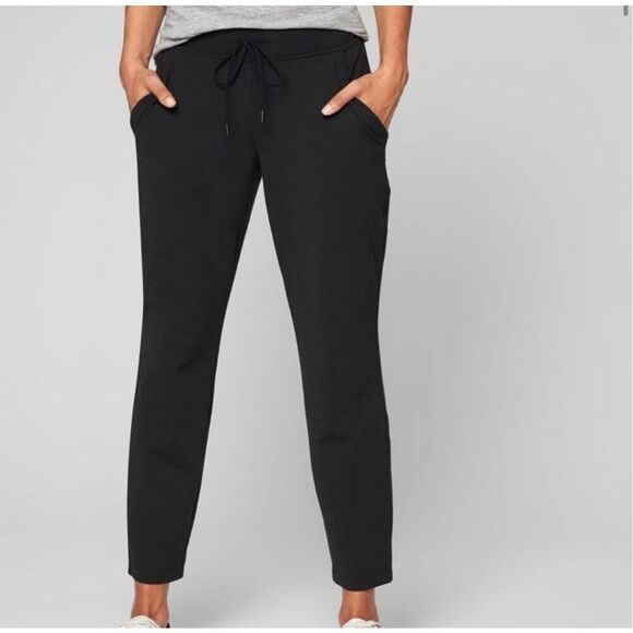 Athleta Midtown Ankle Pant Black | Size 6T - Picture 1 of 11